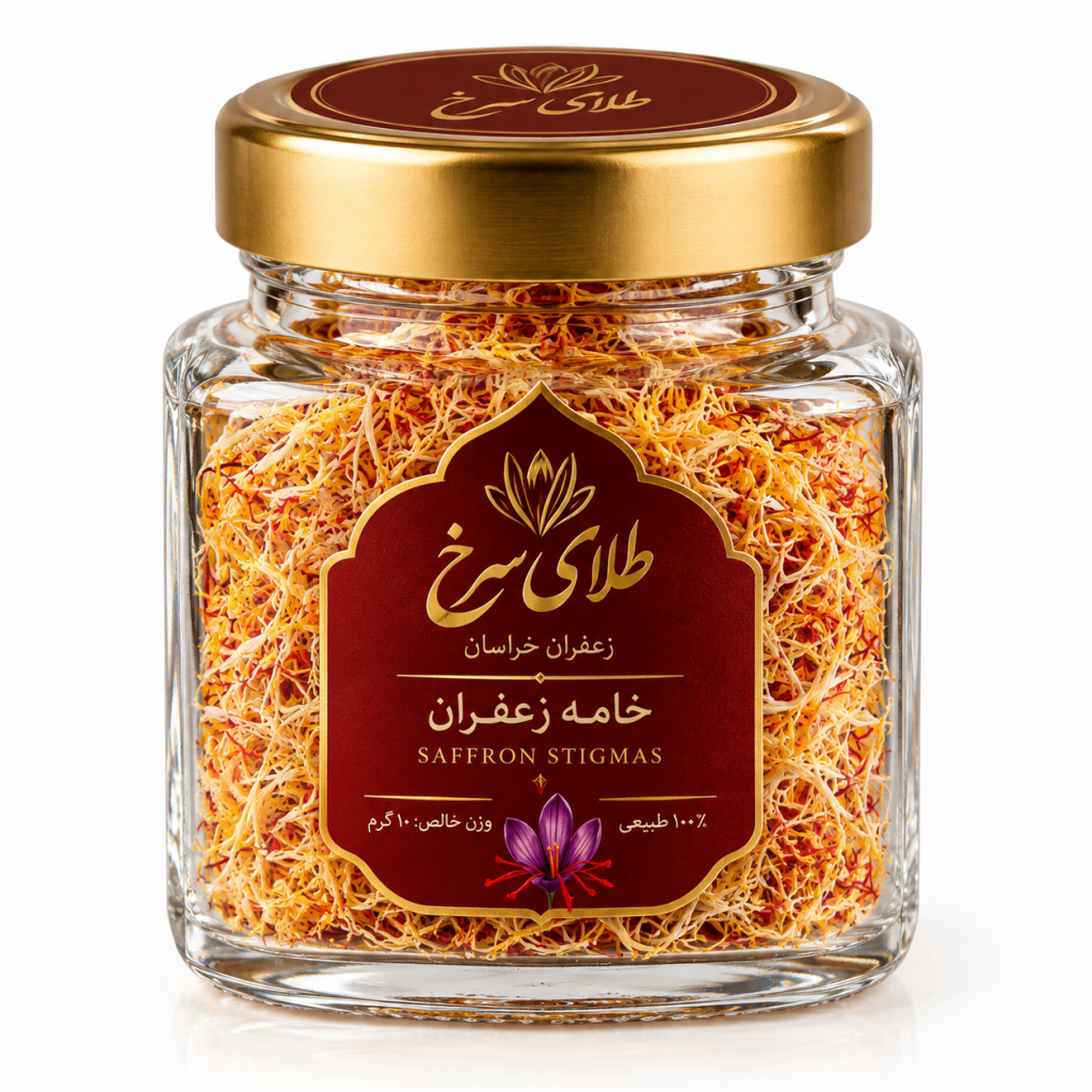 خامه زعفران ممتاز طلای سرخ –۱۰گرمی