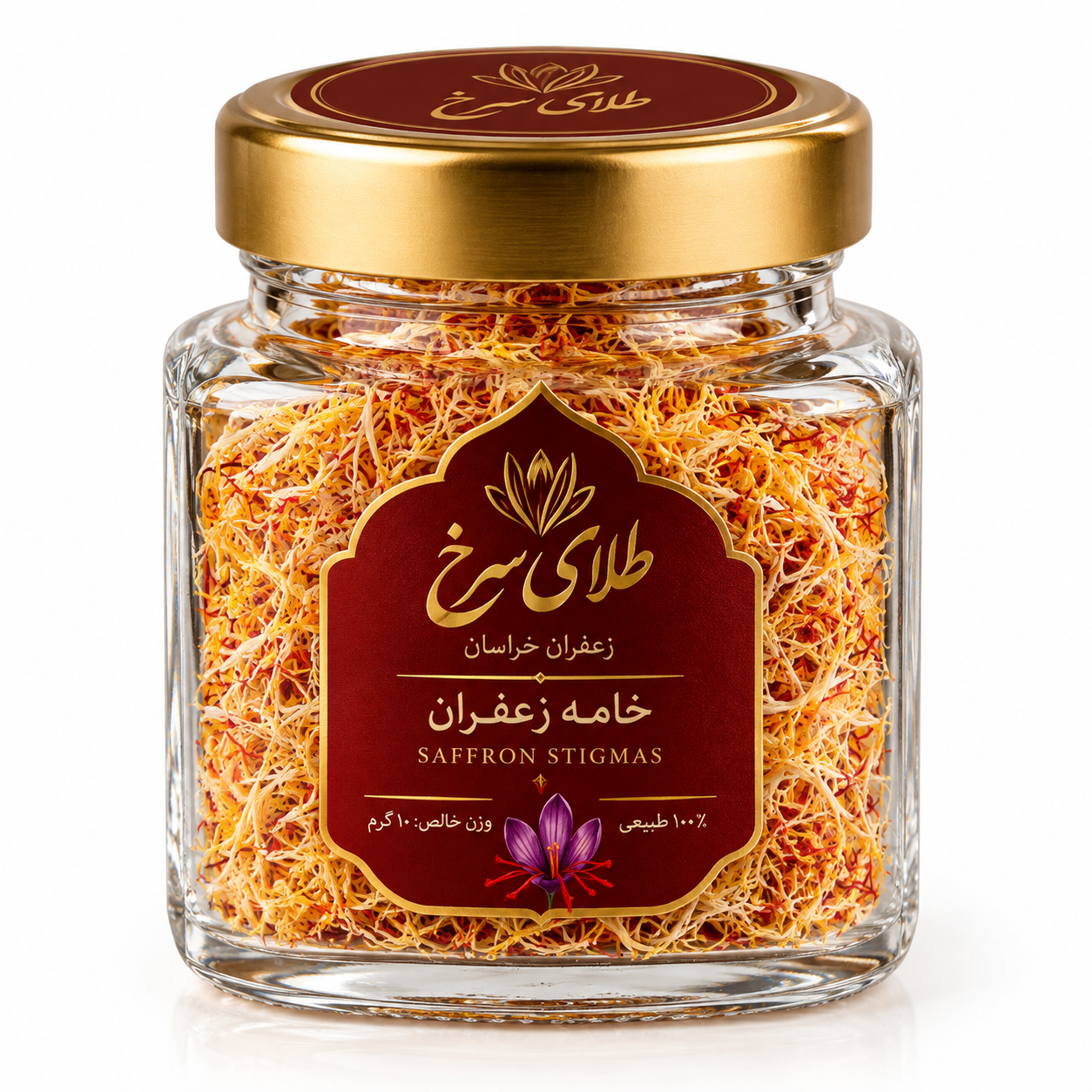 خامه زعفران ممتاز طلای سرخ –۱۰گرمی